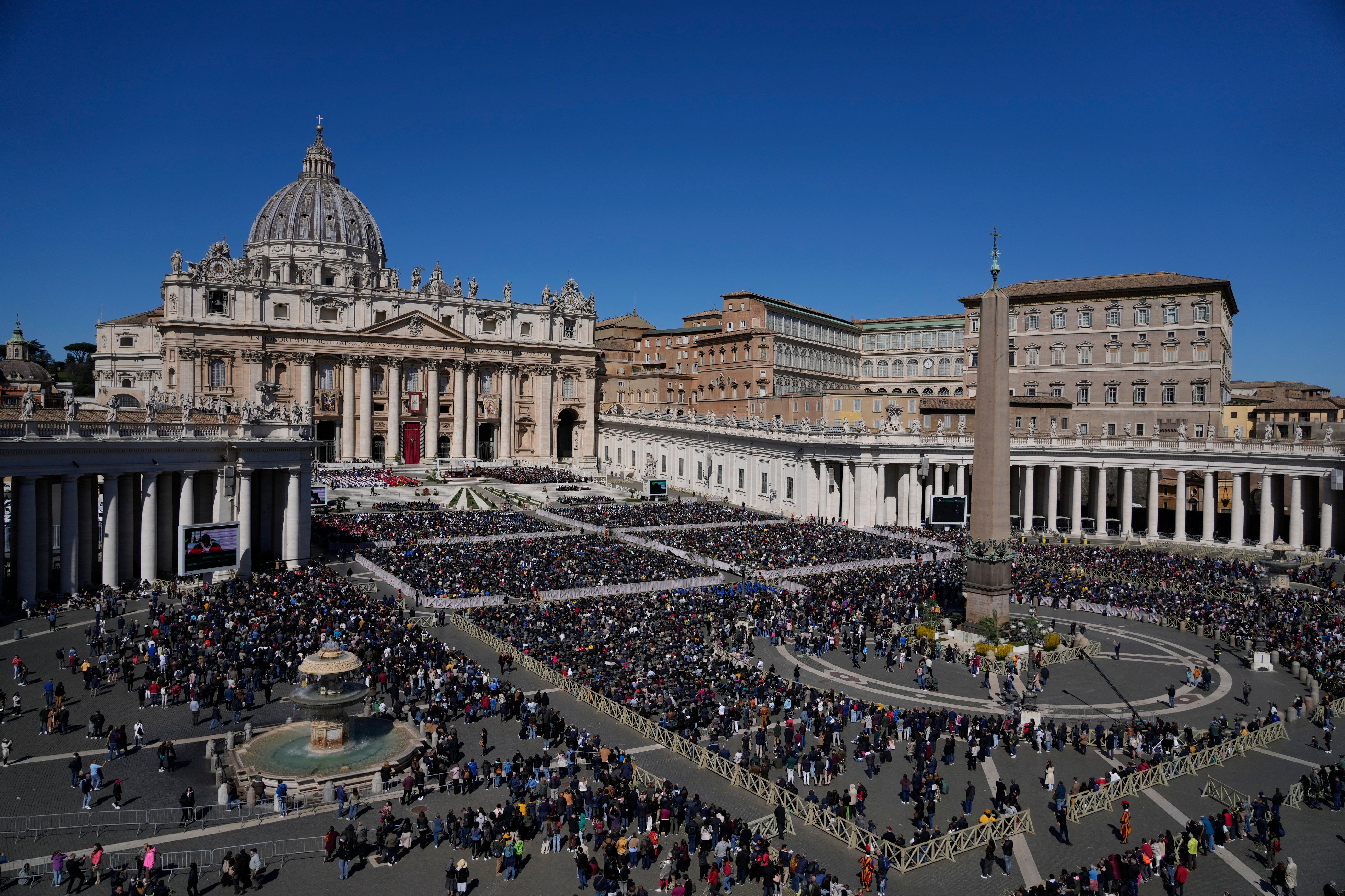St. Peter Square in Rome.