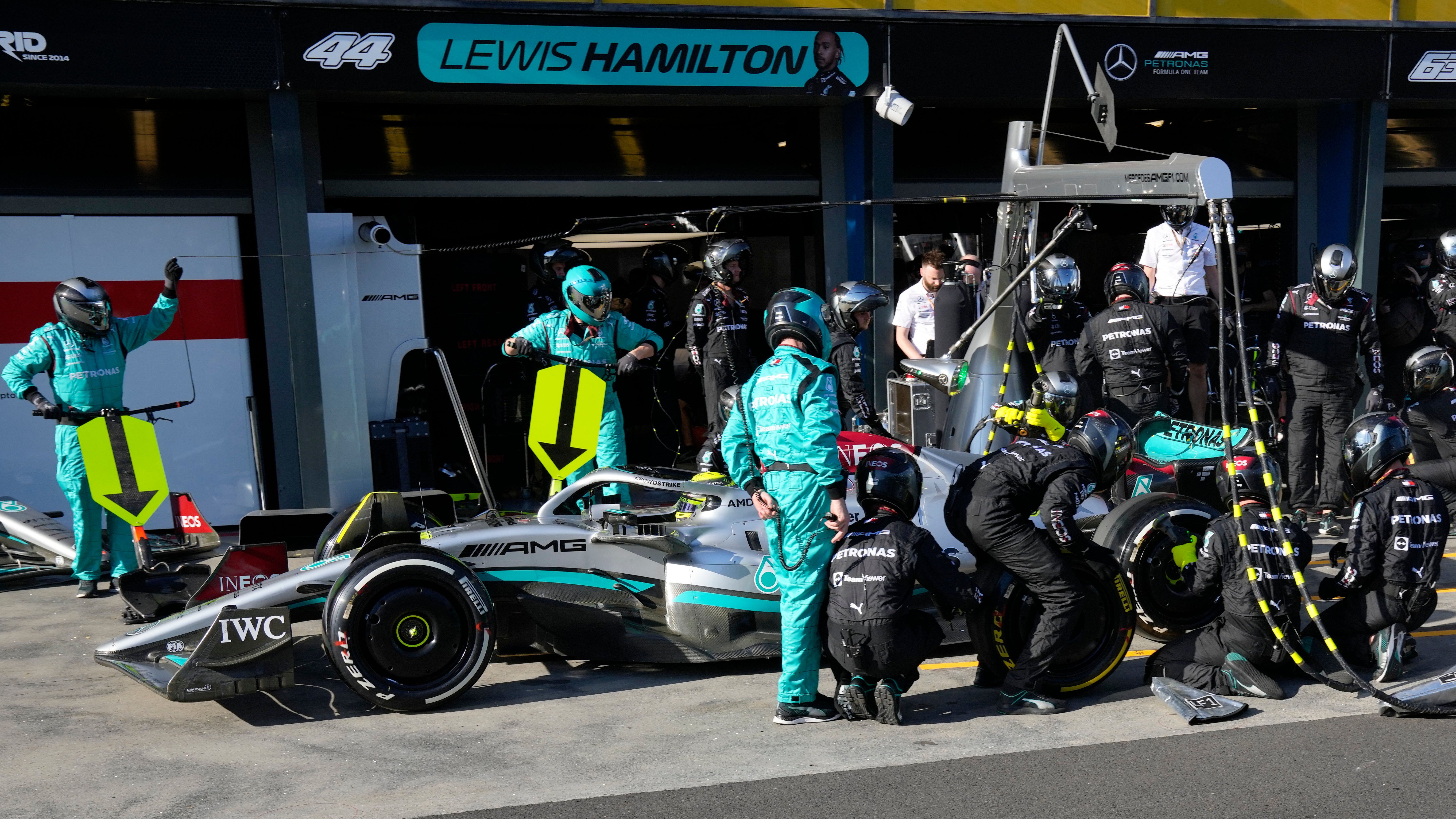 Lewis Hamilton has had a tough start to the season (Simon Baker/AP)