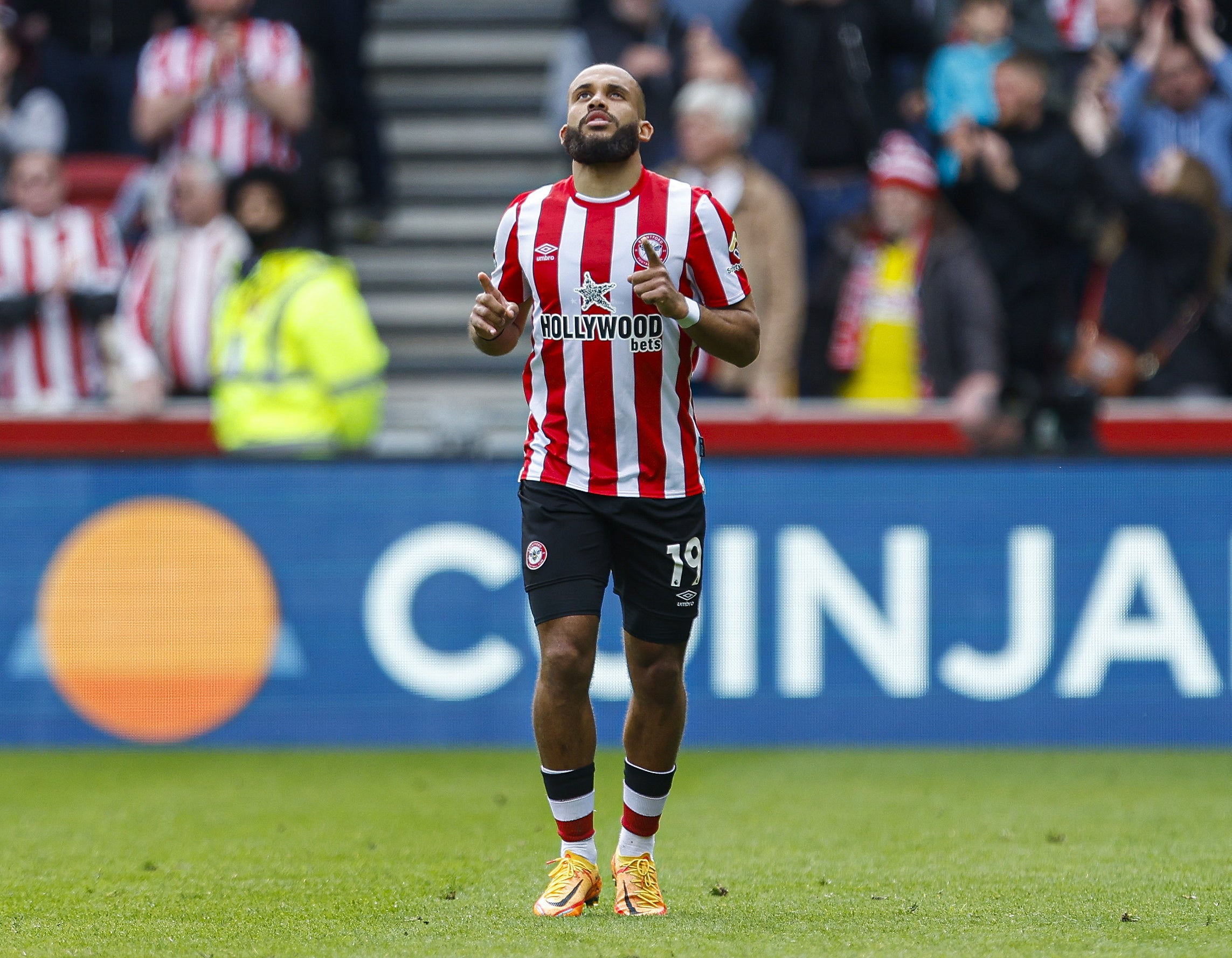 Bryan Mbeumo put Brentford ahead (Steve Paston/PA)