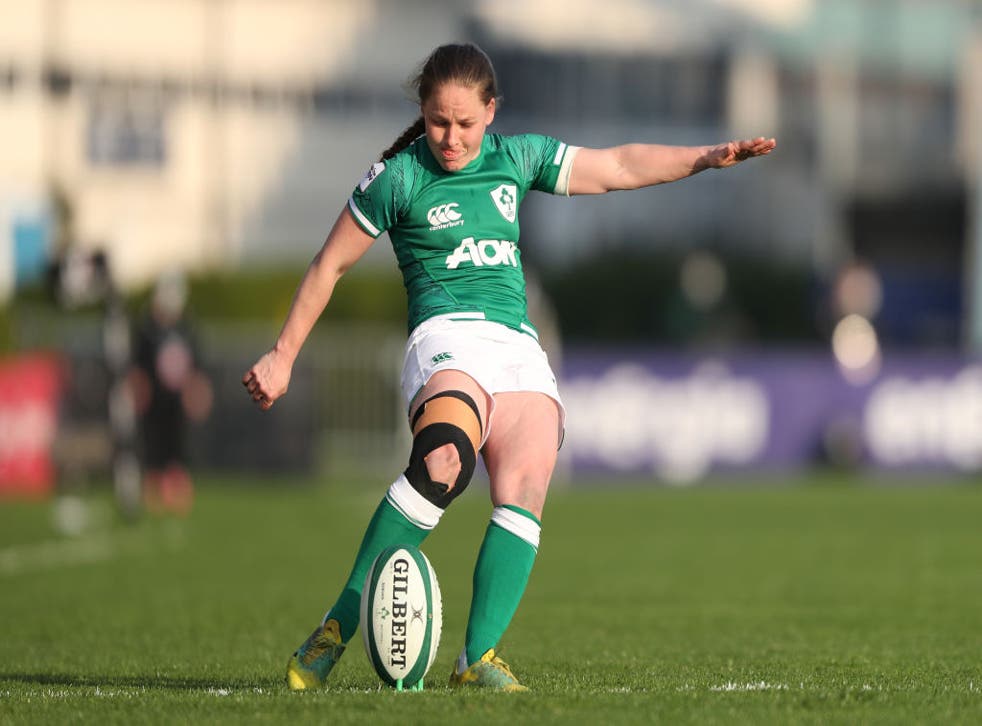 <p>Nicole Cronin added points for her side </p>