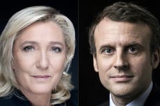 French election: Emmanuel Macron to face Marine Le Pen in second round