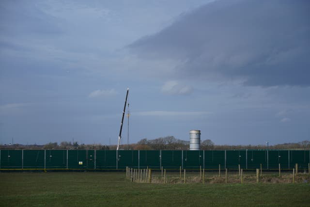 The Cuadrilla fracking site in Lancashire was previously ordered to be sealed(Peter Byrne/PA)
