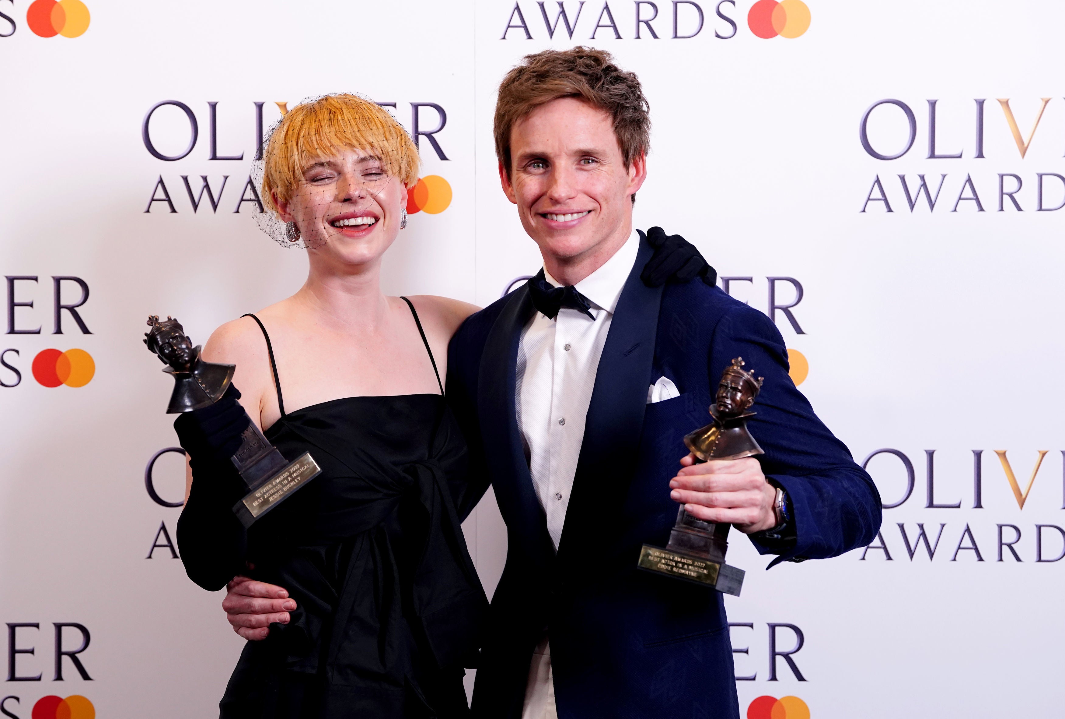 Jessie Buckley and Eddie Redmayne both won Olivier awards for their roles