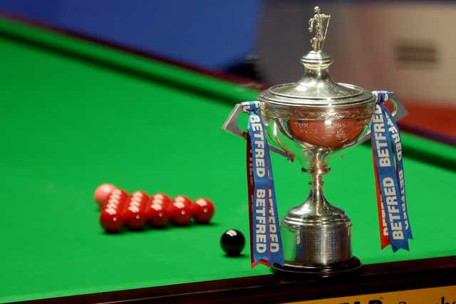 The World Championship returns to the Crucible (Richard Sellers/PA)