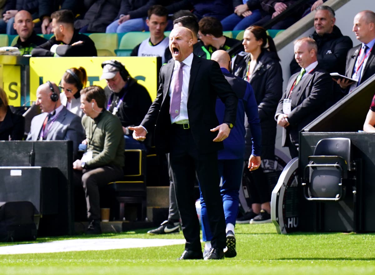 Sean Dyche won&rsquo;t overreact to Burnley&rsquo;s defeat at Norwich