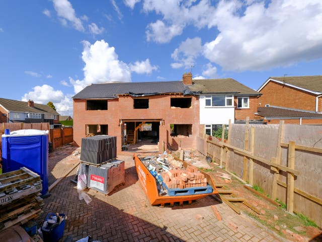 <p>The original 1960s semi-detached house on the site was bulldozed to make way for a massive property</p>