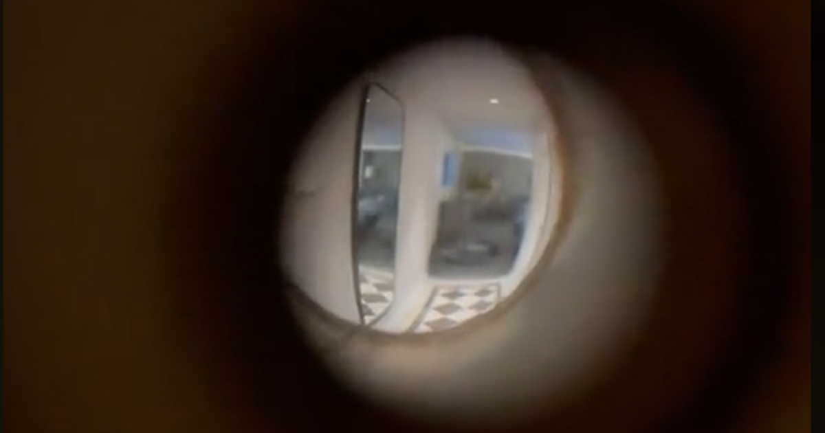 Reverse peephole deals camera