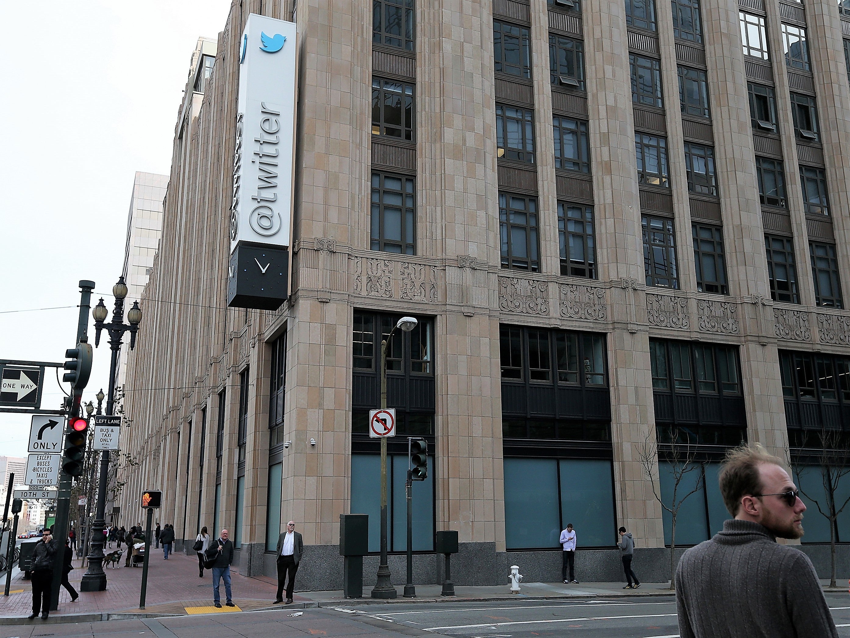 The Twitter headquarters on 5 February, 2014 in San Francisco, California