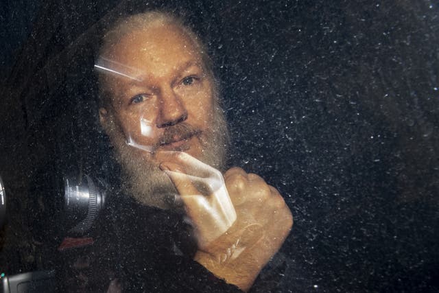Julian Assange (Victoria Jones/PA)