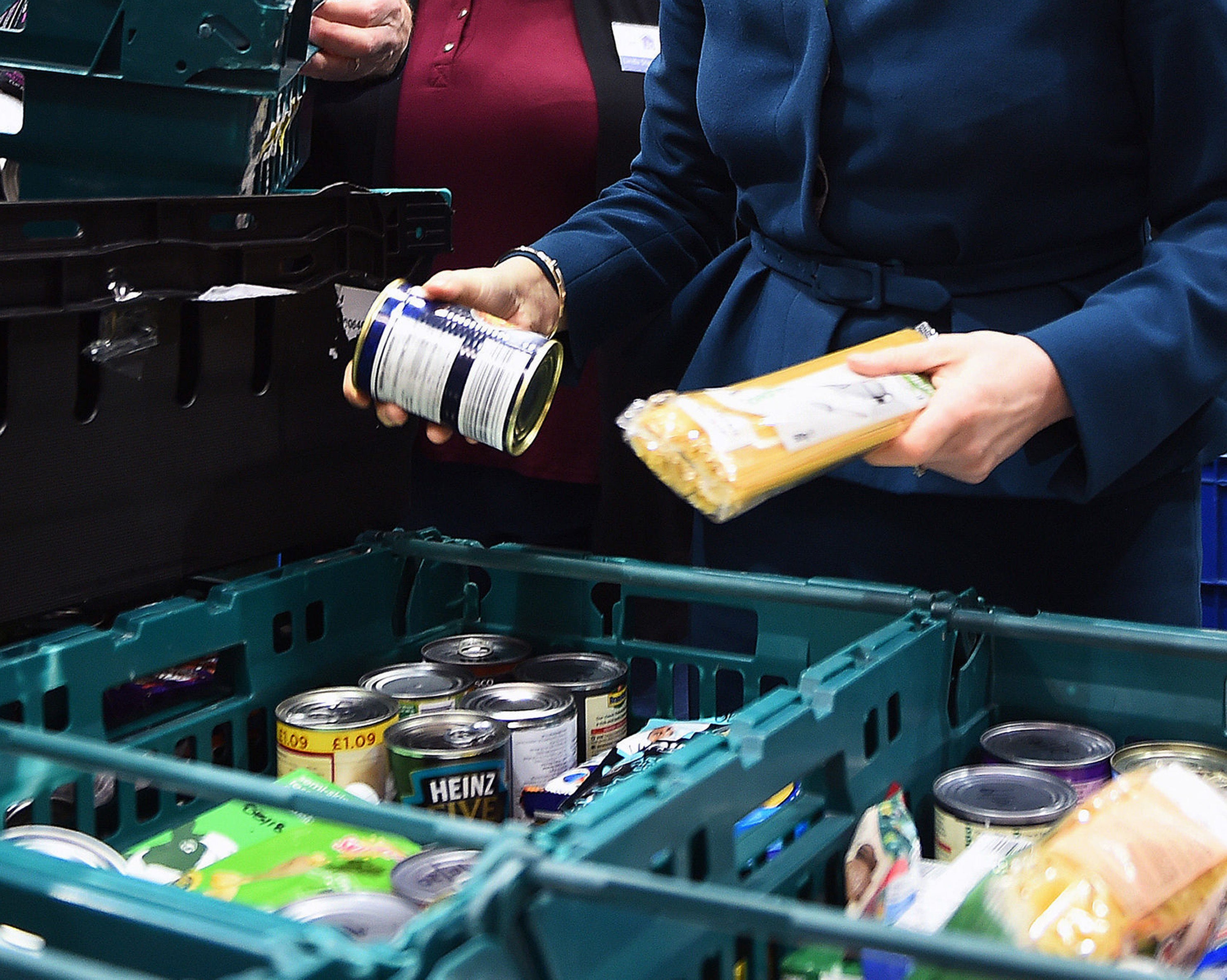 Food bank use has increased 14 per cent on two years ago