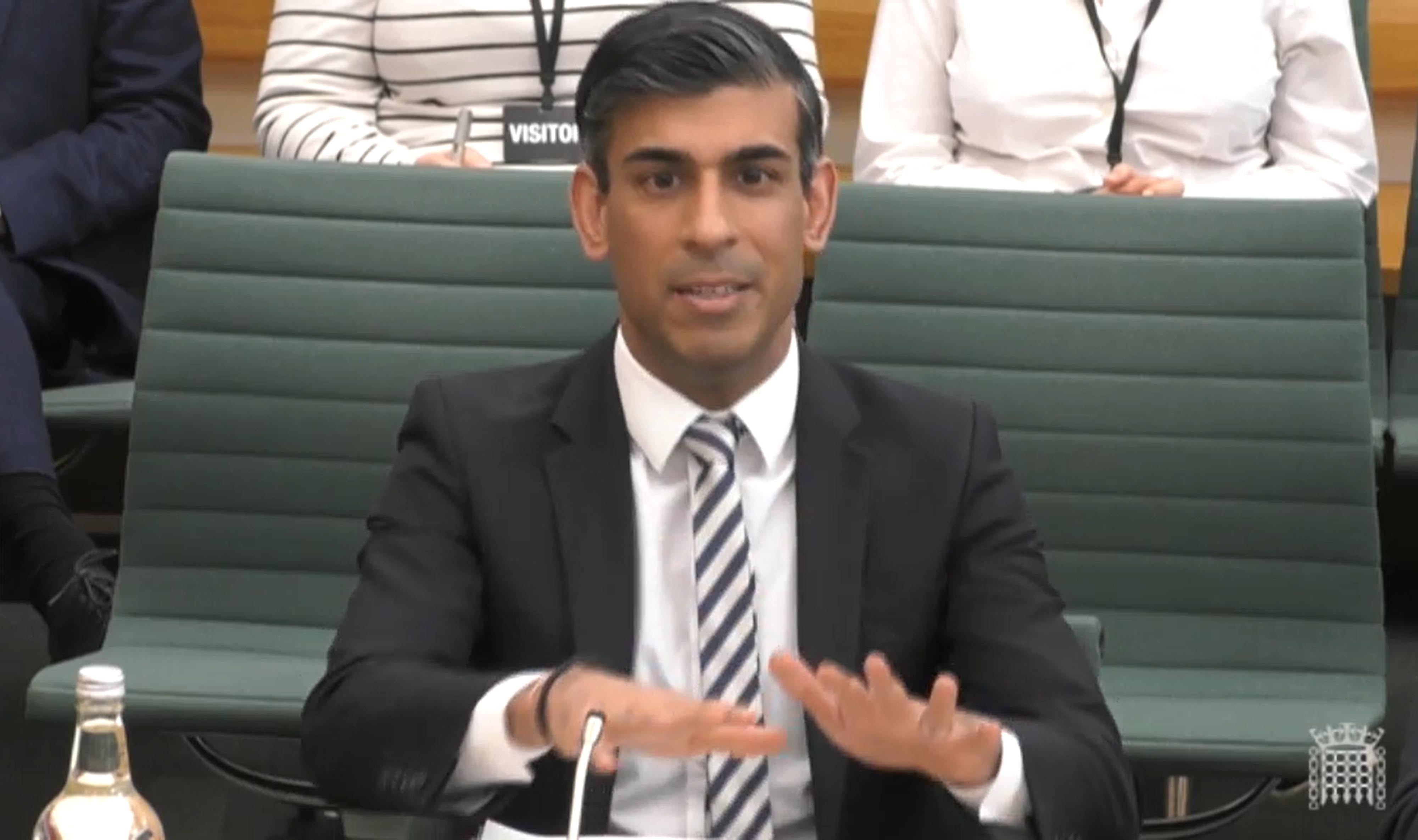 Chancellor Rishi Sunak has faced questions over his decisions not to increase benefits and pensions by more (House of Commons/PA)