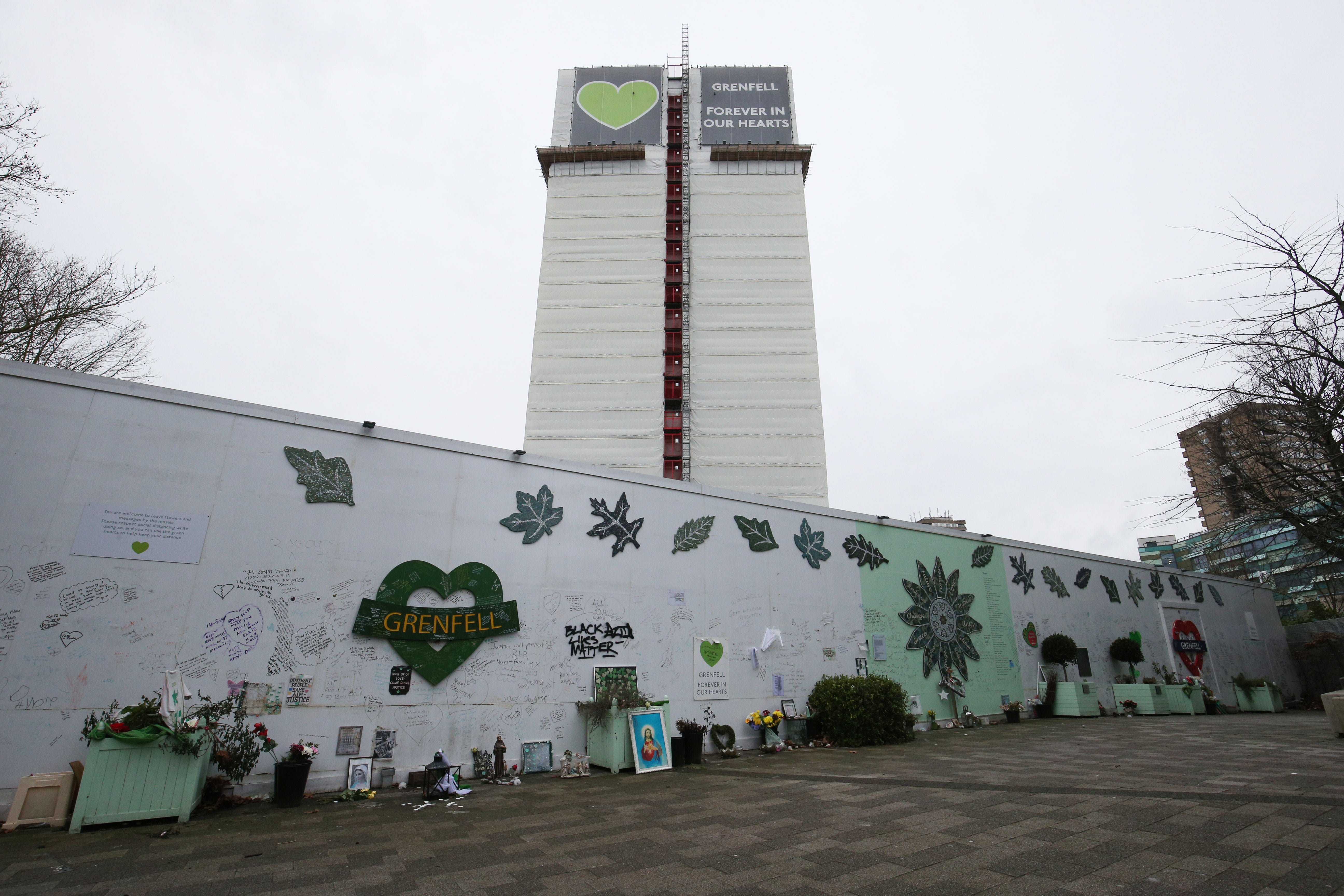 The Grenfell Tower inquiry is hearing from bereaved and survivors about how they were treated in the immediate aftermath of the June 2017 blaze (Jonathan Brady/PA)