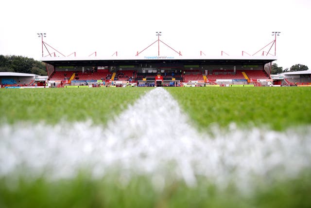 Crawley have been taken over by WAGMI United (Kieran Cleeves/PA)