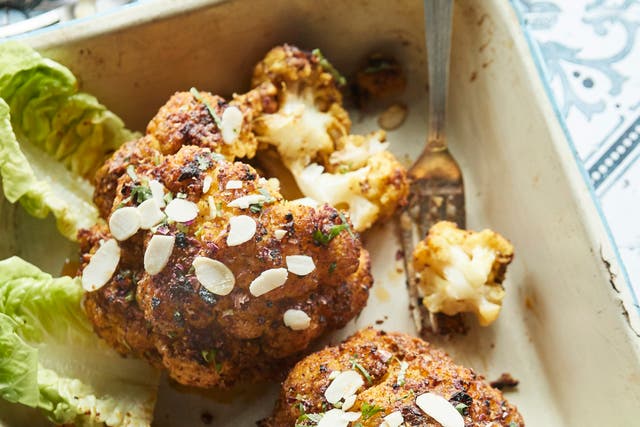 <p>Although it’s typically served with meat or seafood, you could make it a veggie main with a whole cauliflower </p>
