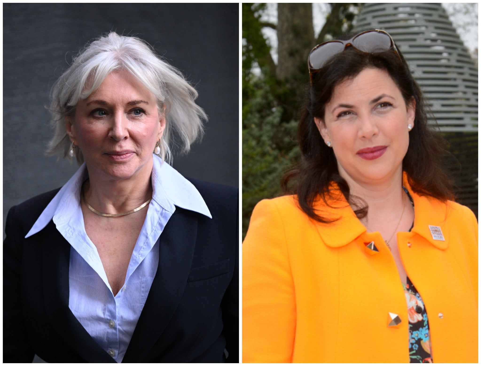 <p>Nadine Dorries and Kirstie Allsop clashed over their respective Channel 4 views</p>