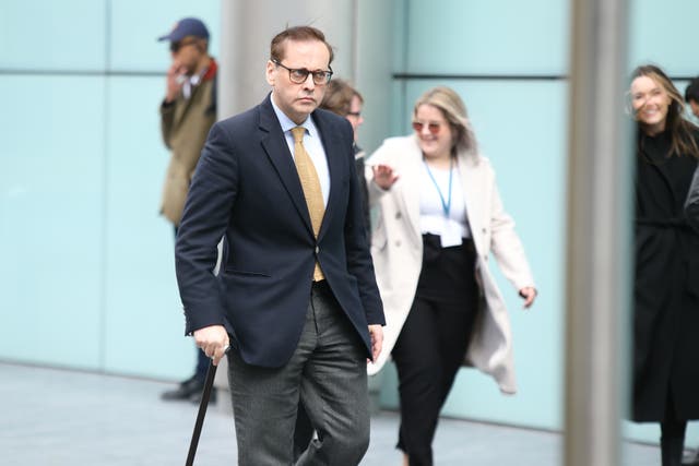 Imran Ahmad Khan pictured leaving Southwark Crown Court, London, where he was convicted of sexual assault against a 15-year-old boy in 2008 (James Manning/PA)