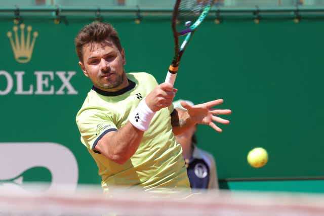 <p>Stan Wawrinka’s comeback in Monte Carlo ended in defeat </p>