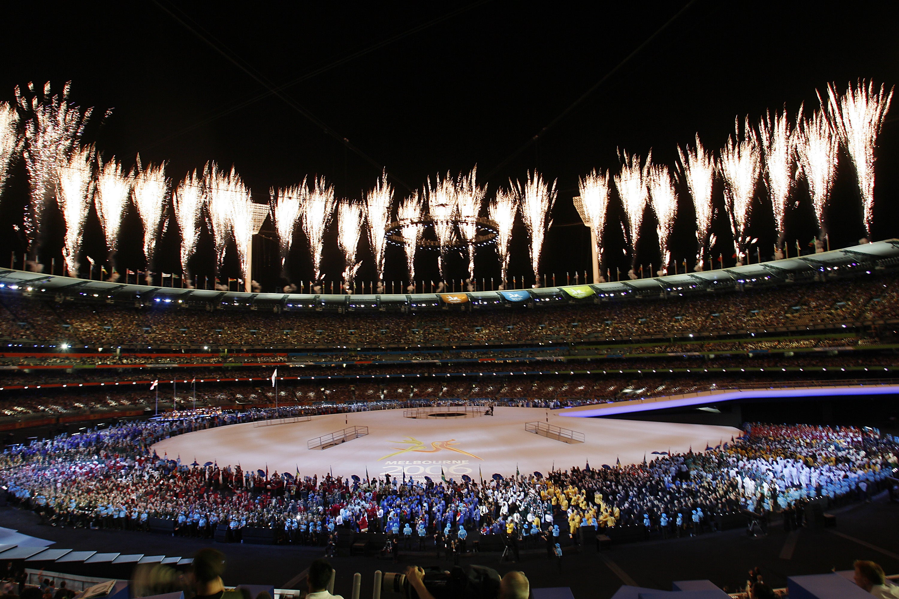 The opening ceremony of Melbourne’s Commonwealth Games in 2006