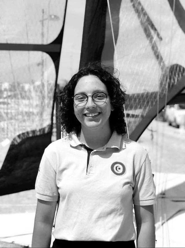 <p>Tunisian Olympian Eya Guezguez finished 21st in  the sailing 49er FX event at Tokyo 2020 </p>