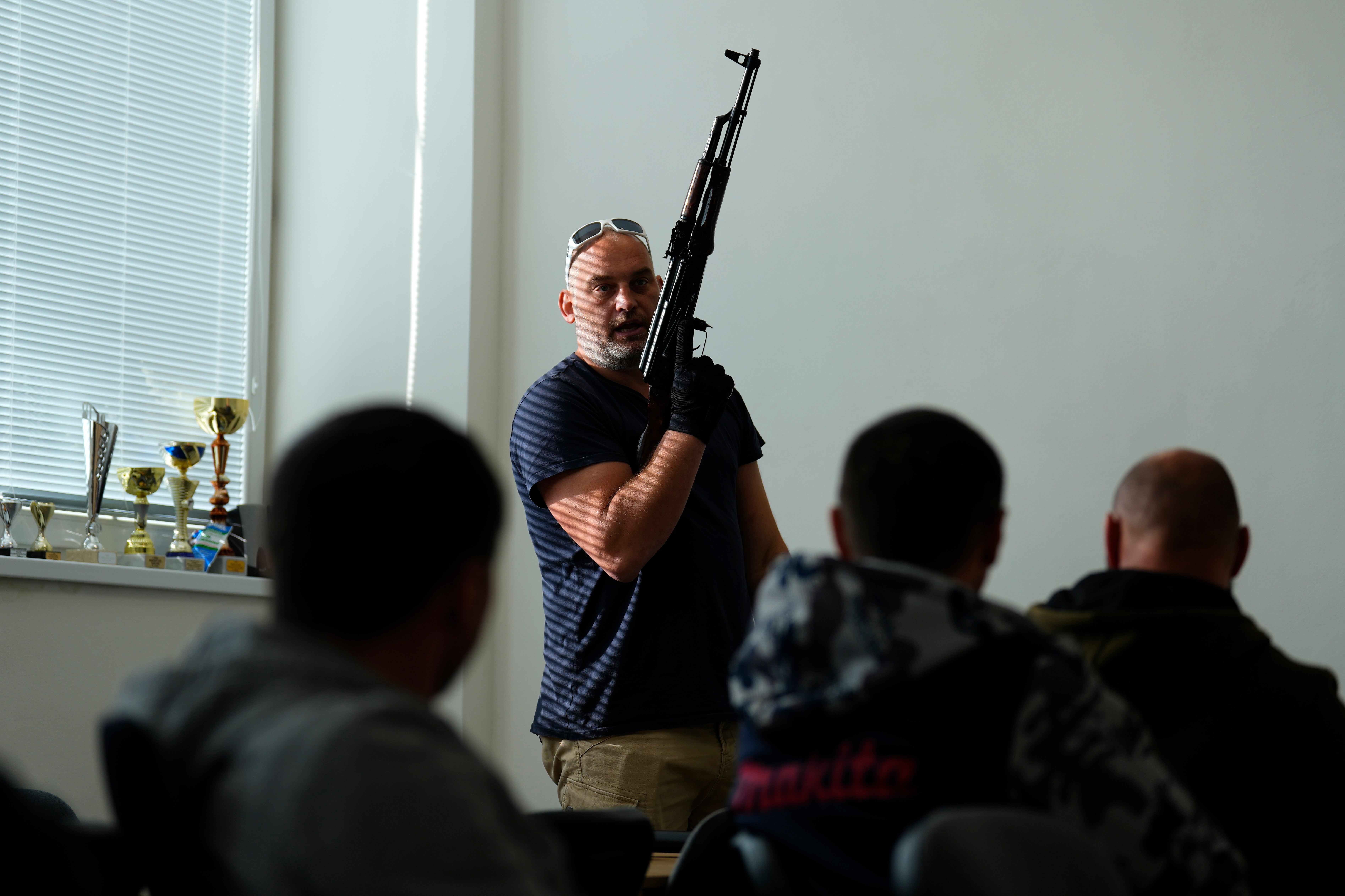 Russia Ukraine War Shooting Training