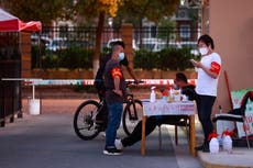 Covid news - live: Shanghai eases draconian lockdown as UK cases may be ‘levelling off’