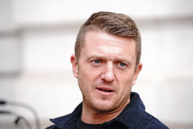 Tommy Robinson (Jonathan Brady/PA)