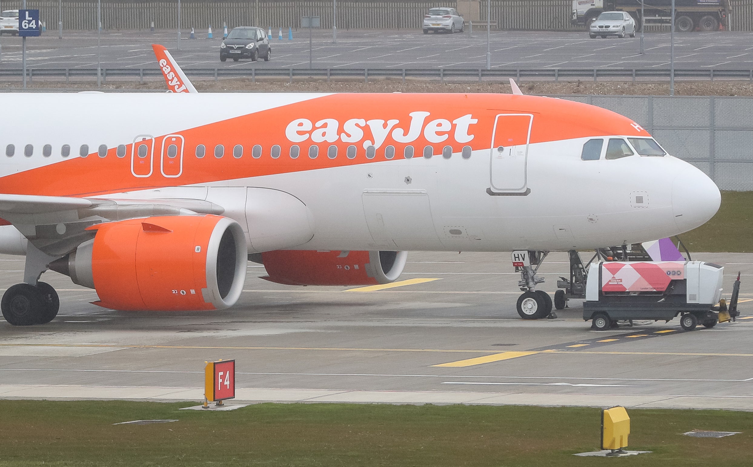 EasyJet cancelled at least 23 flights to or from Gatwick on Tuesday (Jonathan Brady/PA)