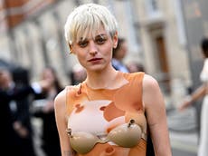 ‘I’m obsessed’: Fans adore Emma Corrin’s Loewe balloon-themed look at the Olivier Awards