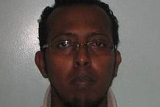 <p>Police want to speak to Salad Ahmed Mohamed, 36, after a woman reported being raped after getting into a Toyota Prius in north London</p>