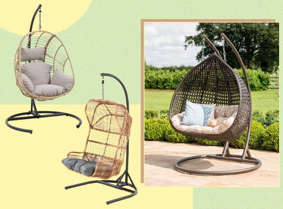 Best Hanging Egg Chair 2022 Garden, Single Seater Swing Chair With Standing Desk