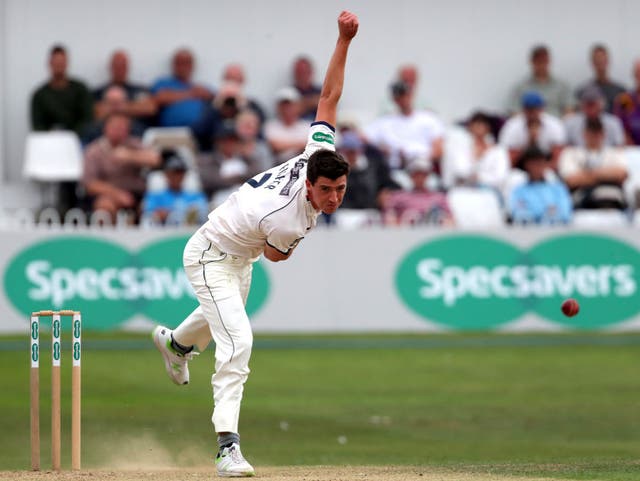 <p>Matthew Fisher in action for Yorkshire</p>