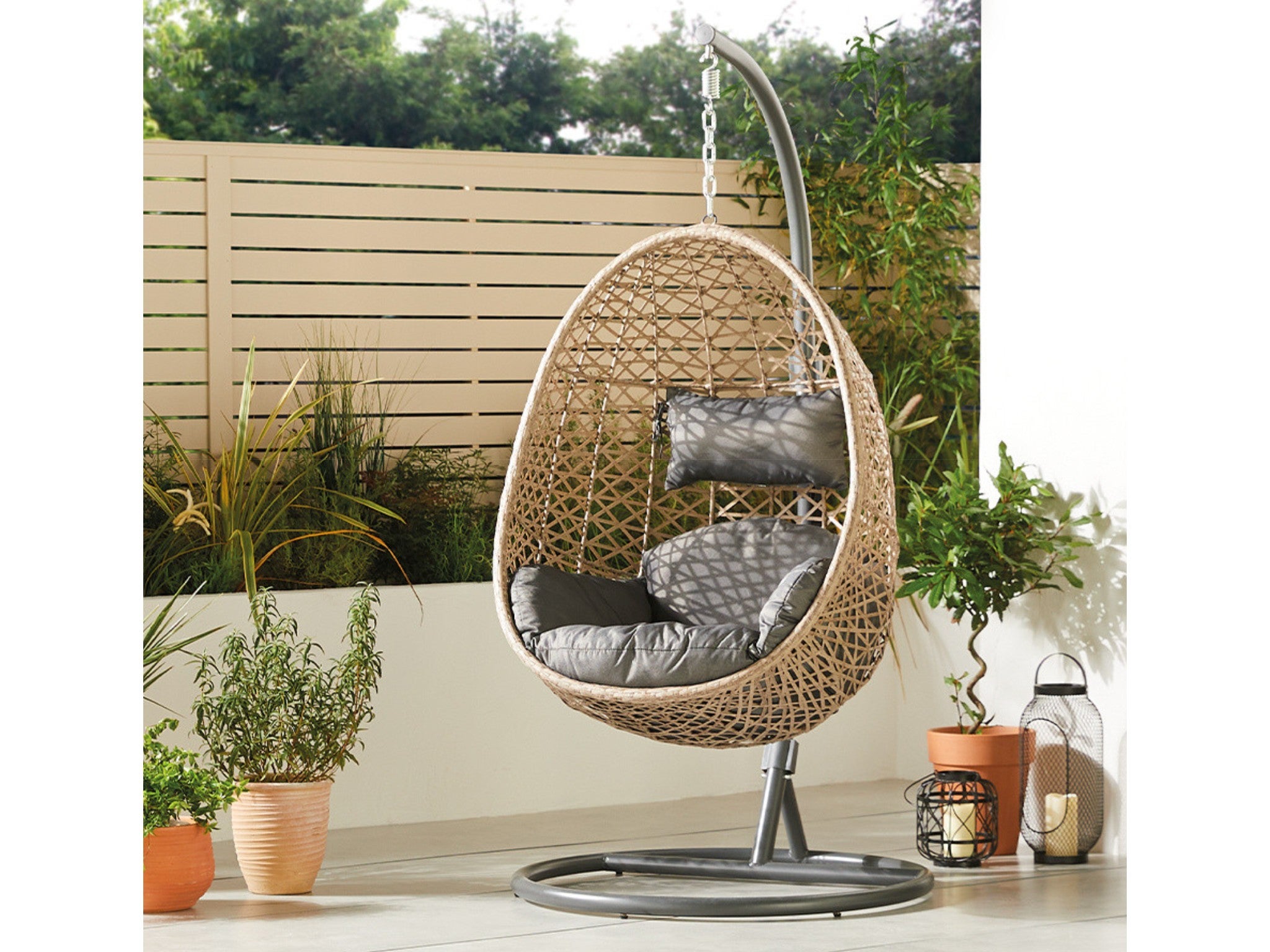 buy aldi hanging egg chair