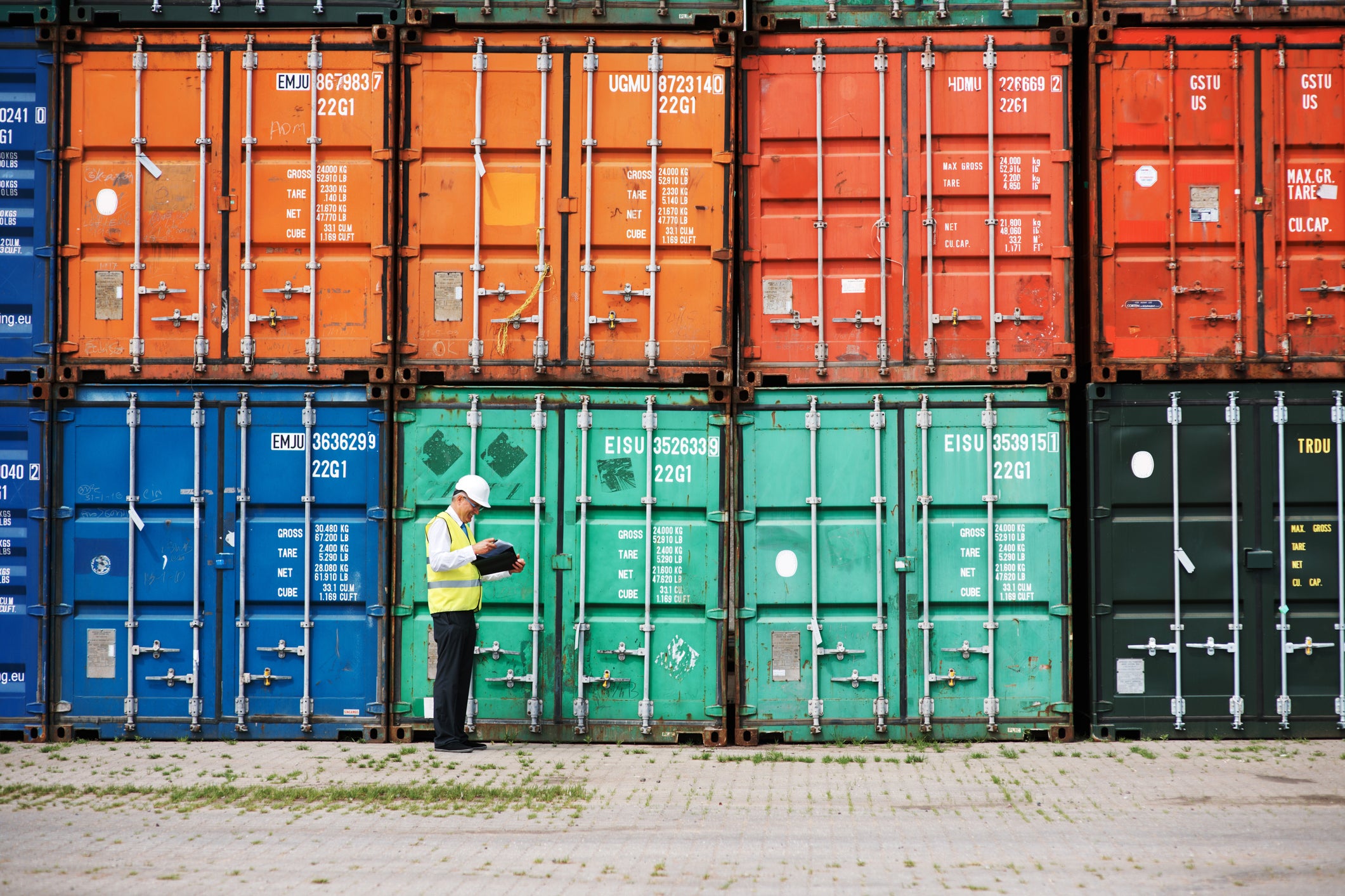 PPE is being stored in shipping containers (FILE photo)