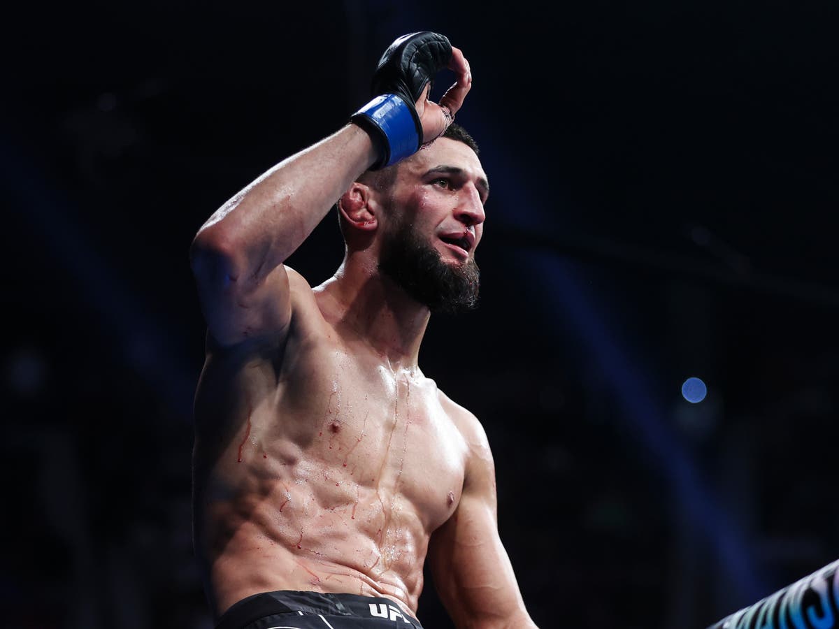 Khamzat Chimaev surges up UFC welterweight rankings after epic win over