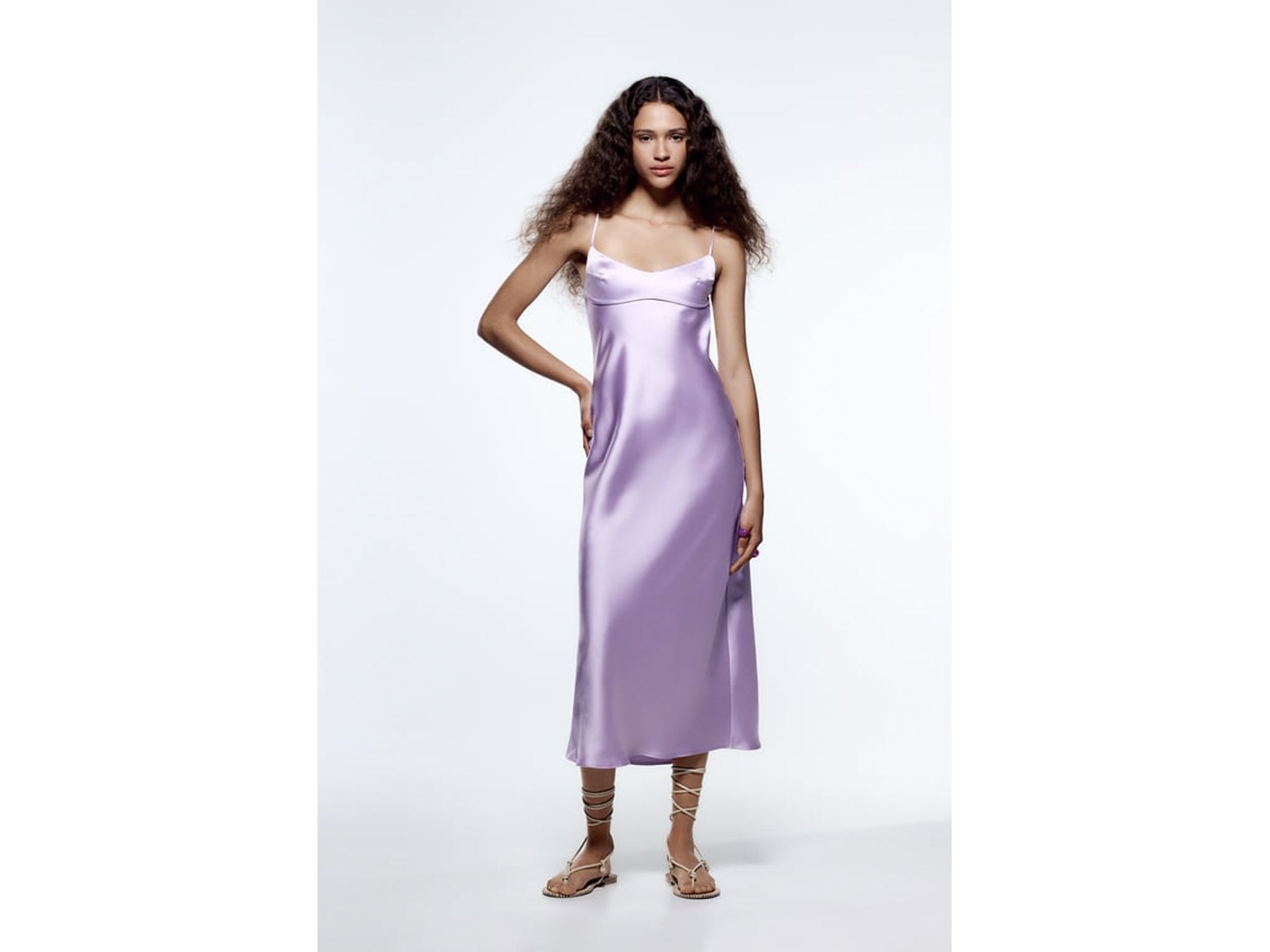 zara purple dress