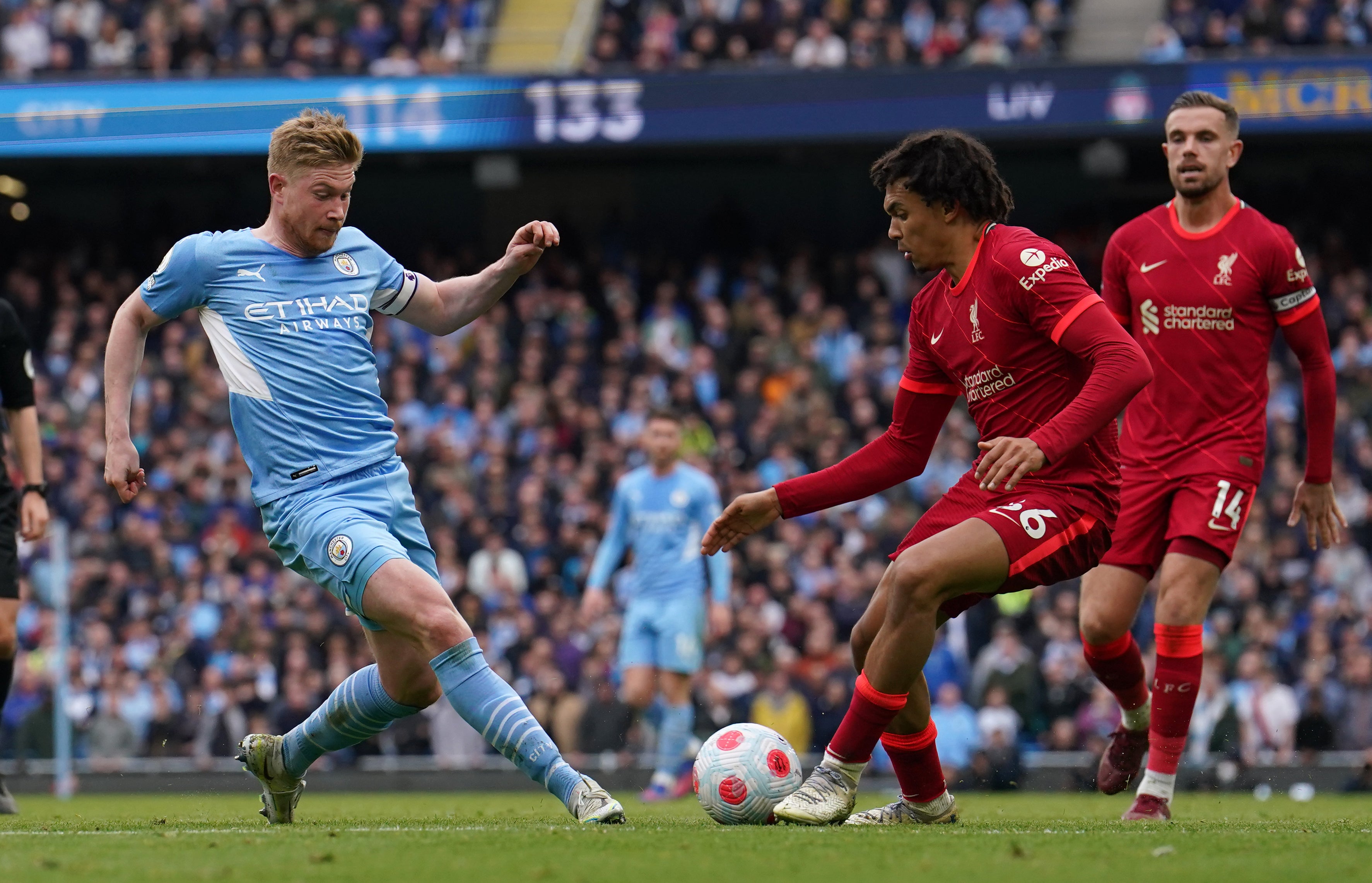 Manchester City and Liverpool meet again on Saturday