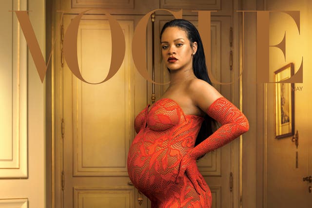 <p>Rihanna appears on the May 2022 issue of US Vogue</p>