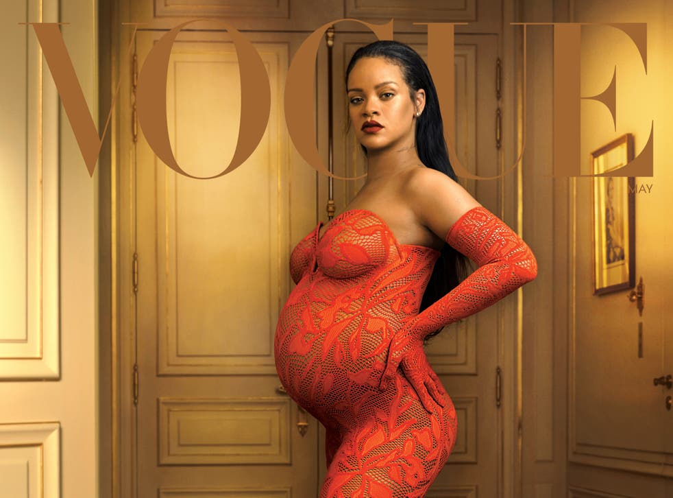 This is art': Fans in awe of Rihanna's Vogue maternity cover shoot | The  Independent