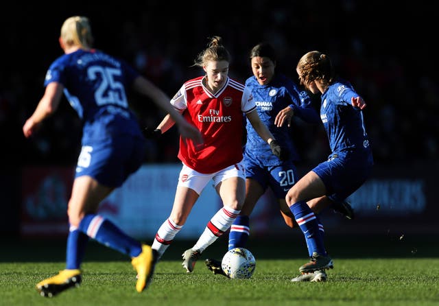 <p>Vivianne Miedema’s Arsenal and Sam Kerr’s Chelsea will go toe-to-toe for the title</p>