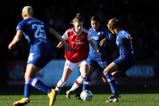 <p>Vivianne Miedema’s Arsenal and Sam Kerr’s Chelsea will go toe-to-toe for the title</p>