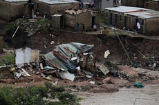 Mudslides and flooding kill at least 45 people in South Africa