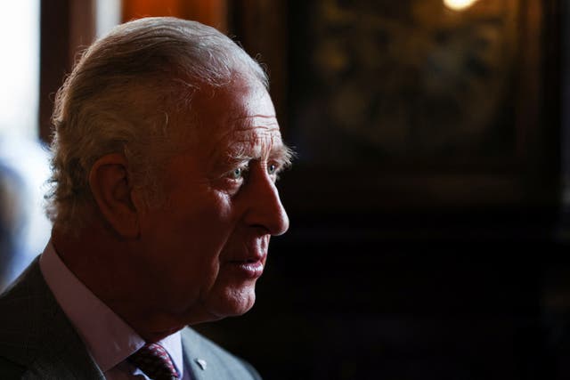 The Prince of Wales during a visit to the Cumbria farming community in Hutton -In-The-Forest, Cumbria. Picture date: Wednesday April 6, 2022 (Phil Noble/PA)