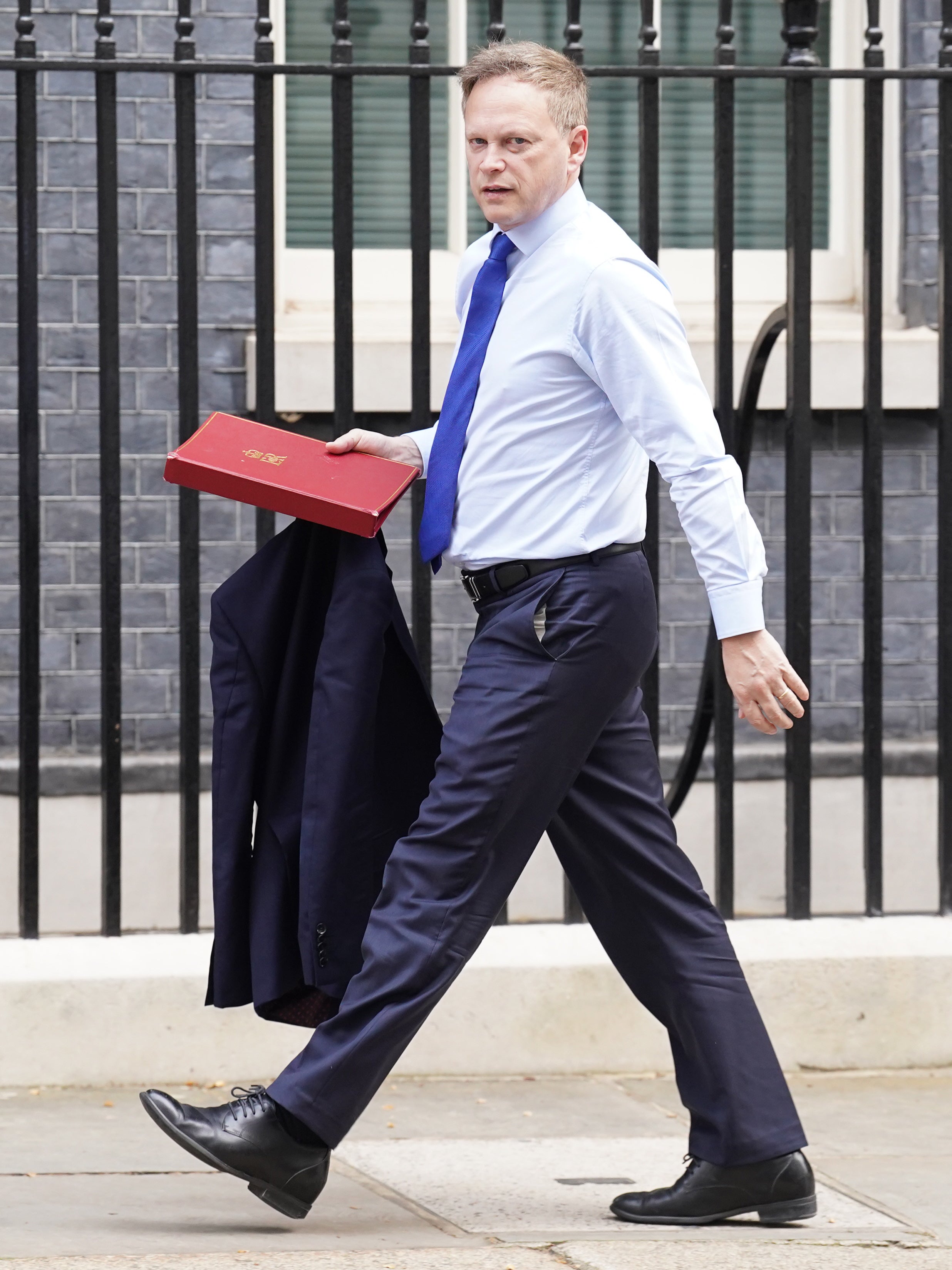 Transport Secretary Grant Shapps said ‘I do expect there to be disruption’ (Stefan Rousseau/PA)