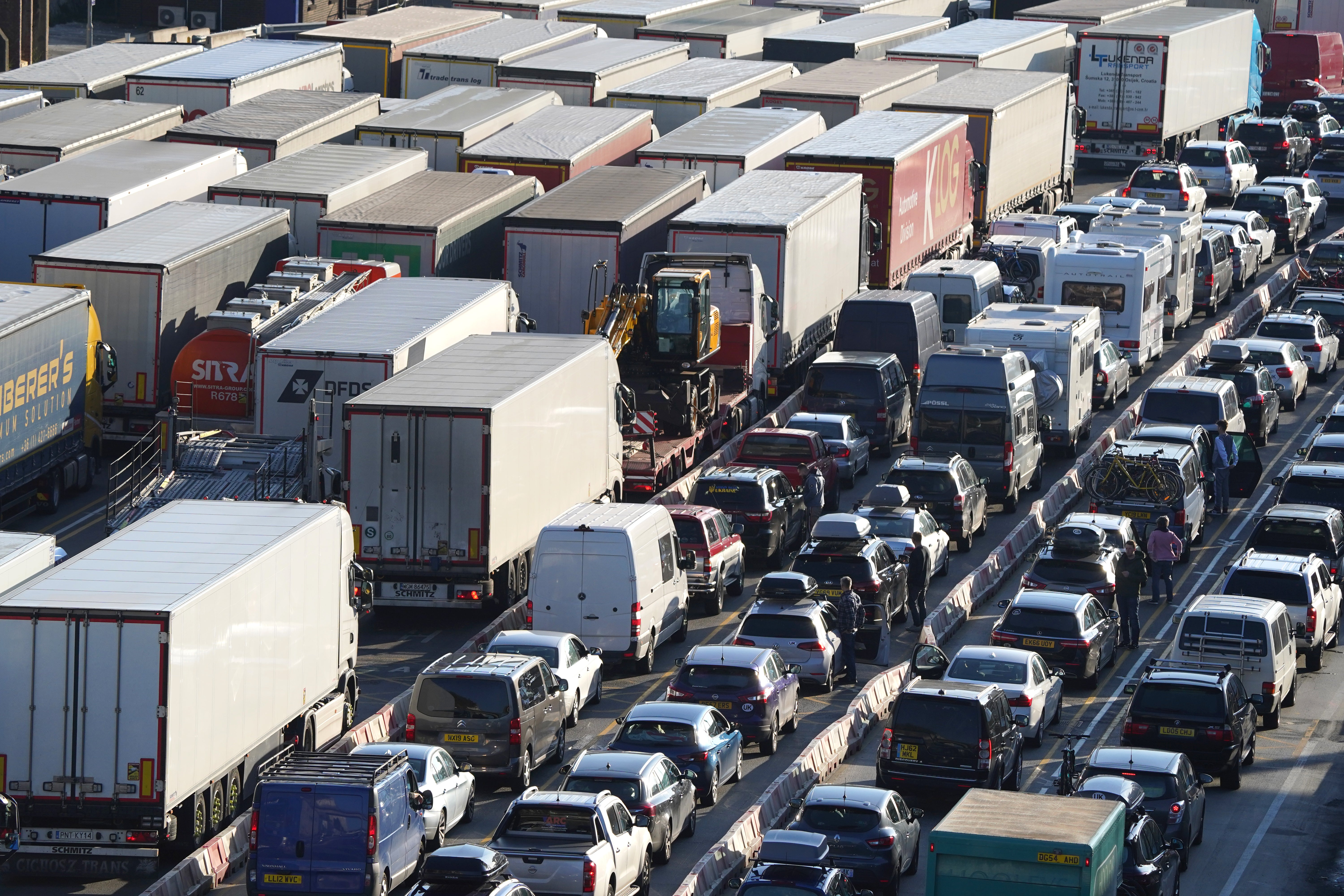 Dover has seen congestion impacting travel and food sector