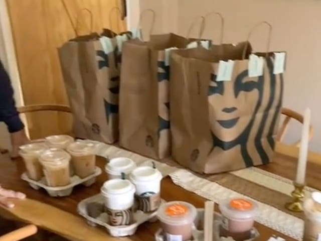 <p>A Starbucks order made by a four-year-old</p>