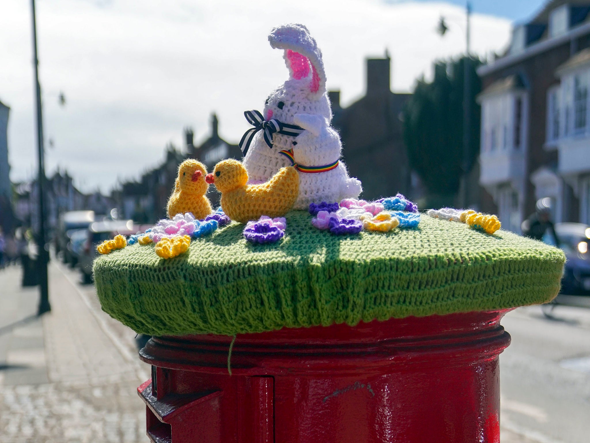 This Easter scene in Sussex looks set to stay dry
