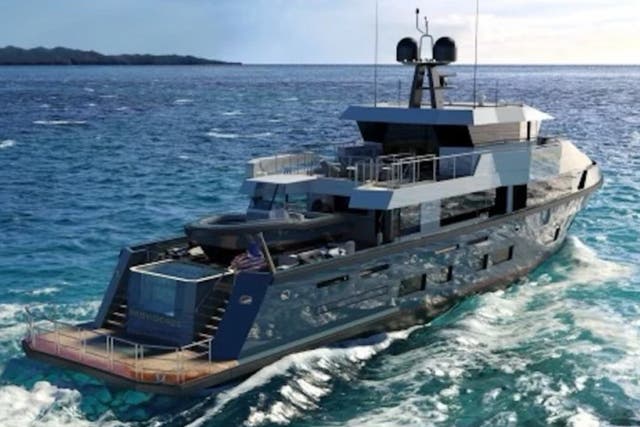 <p>The NFT depicting the real 110-foot yacht that a Texas businessman who bought the token will receive in approximately 36 months. </p>