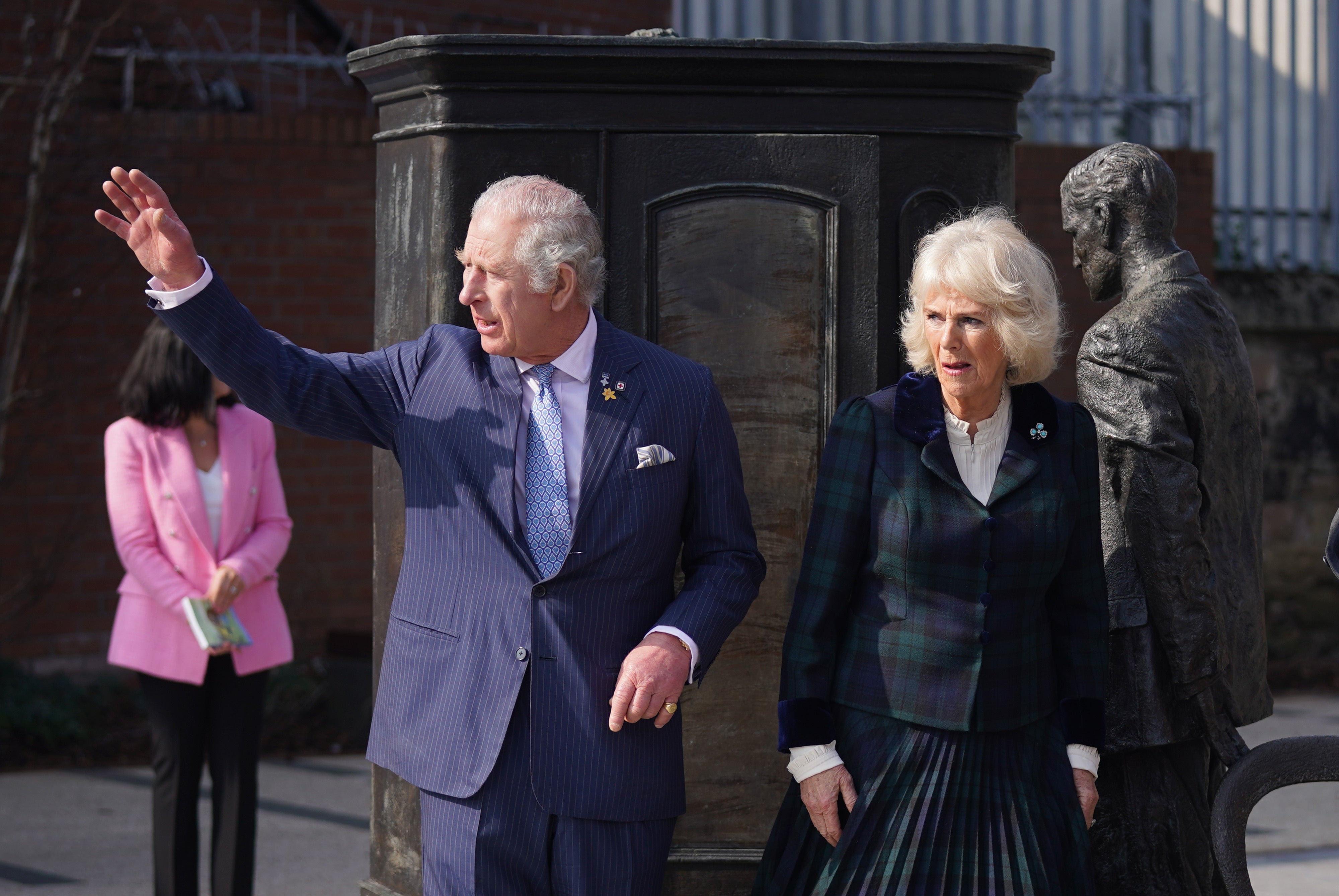 The Prince of Wales and the Duchess of Cornwall (Niall Carson/PA)