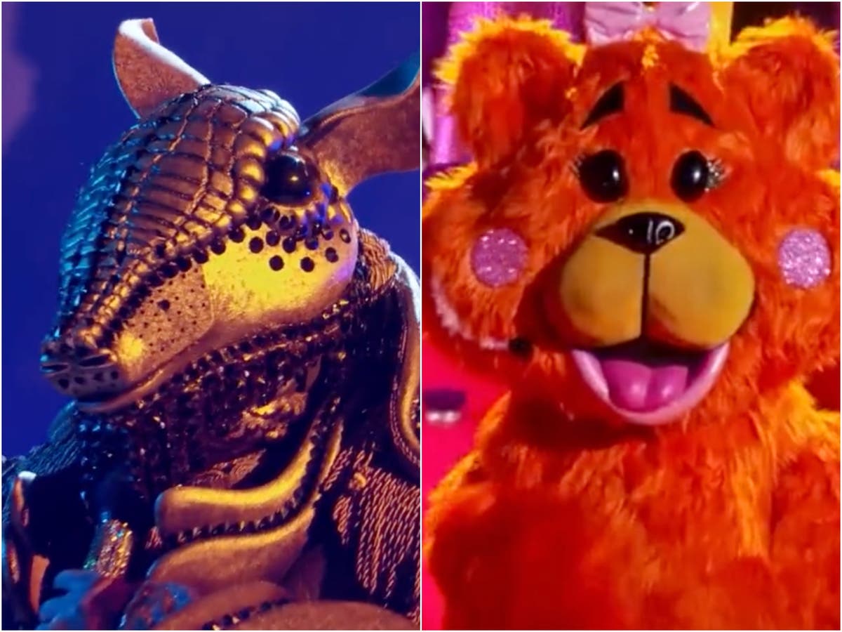 Armadillo and Miss Teddy’s identity revealed as they’re eliminated on Masked Singer