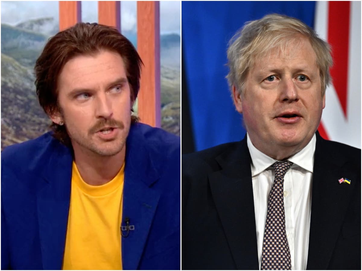 Dan Stevens shocks The One Show presenters as he calls Boris Johnson a ‘criminal’
